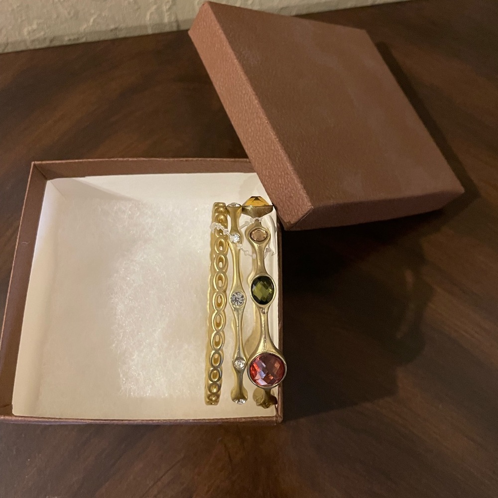 Set of 3 bangles. New with tags.